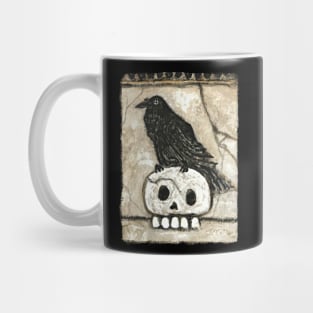 Raven and Skull Mug